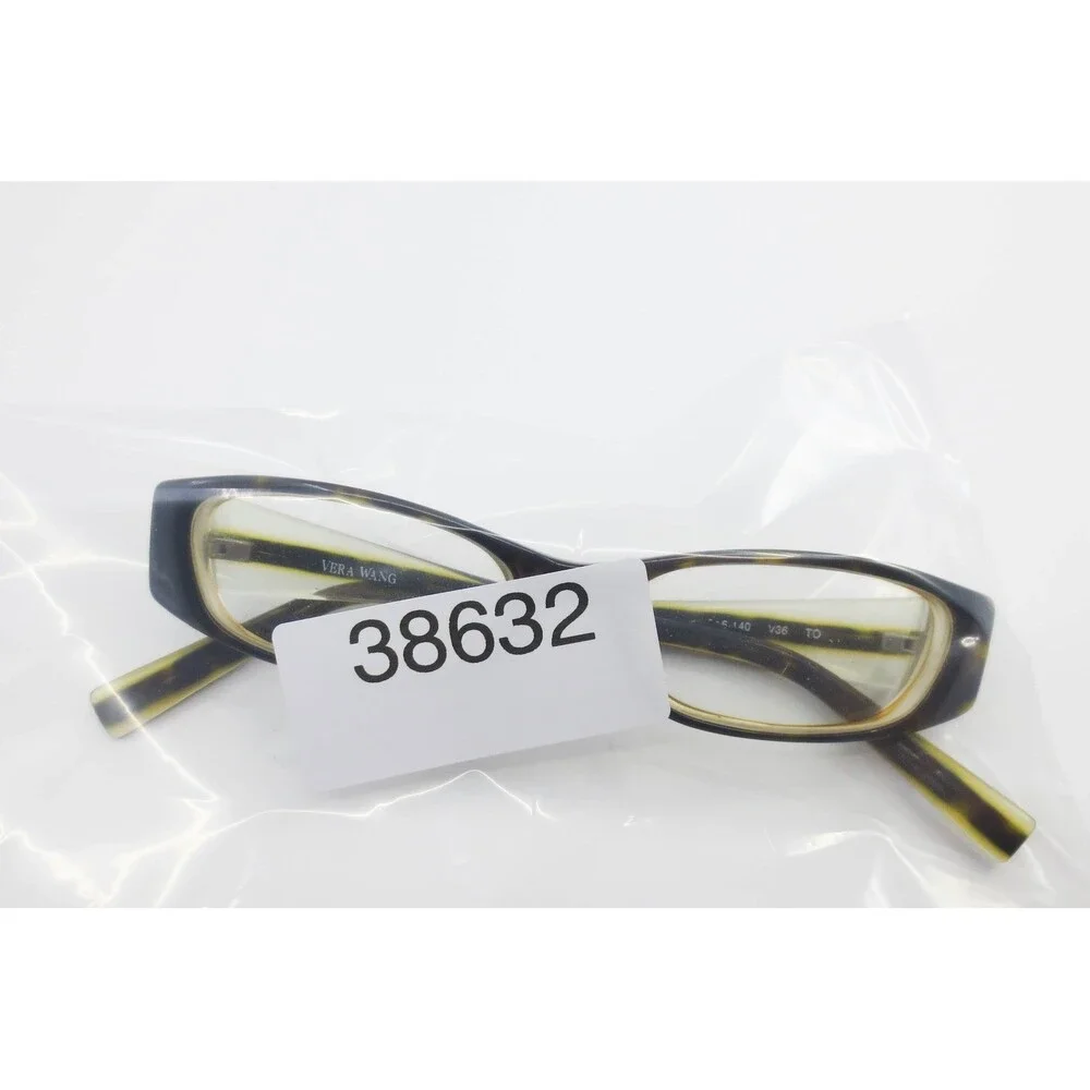 Vera Wang V36 TO Tortoiseshell Oval Eyeglass Frames 51-16-140 Brown Clear Womens